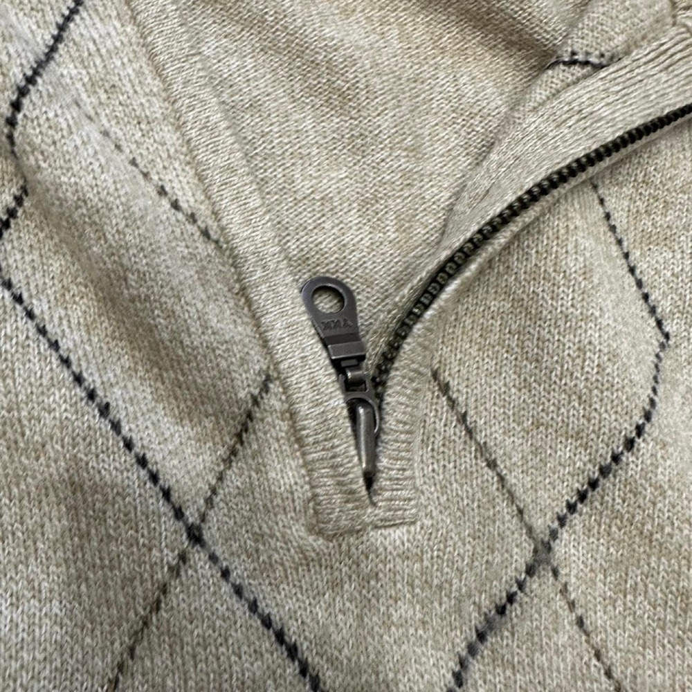 Dockers Men's Sweater XL Beige Business Casual Office Minimal Fall Winter Cozy - Picture 4 of 6